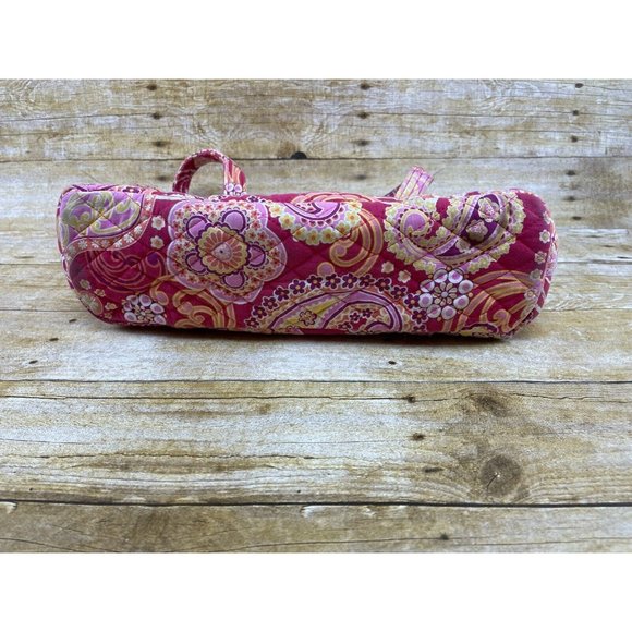 Vera Bradley Raspberry Fizz 2008 Retired Pattern Shoulder Strap Purse Tote EUC - Picture 10 of 12